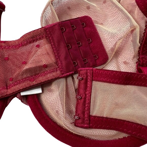 Mesh Lace Underwire Demi Bra 42D NEW - Picture 9 of 10